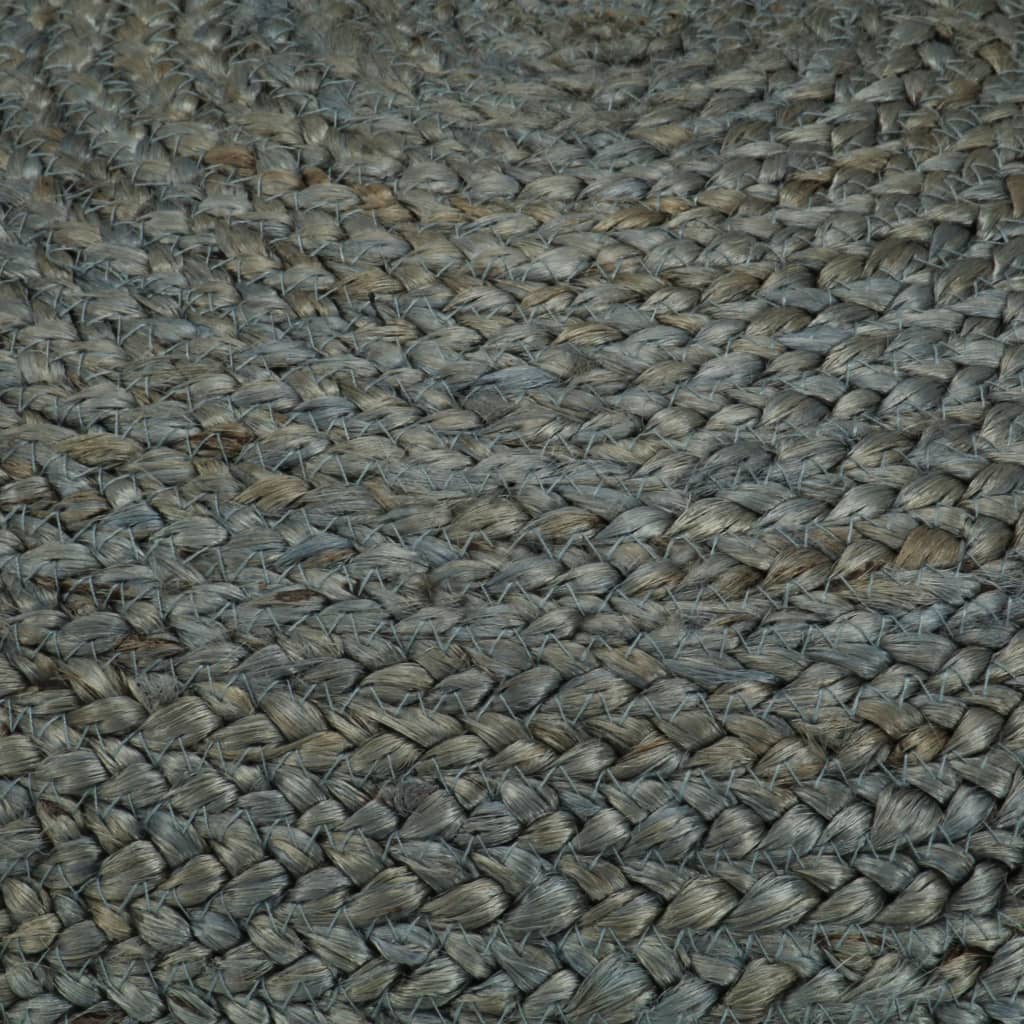 Ručno rađeni tabure od jute maslinastozeleni 45 x 30 cm
