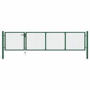 Vrtna vrata Čelik 350x75 cm Zelena