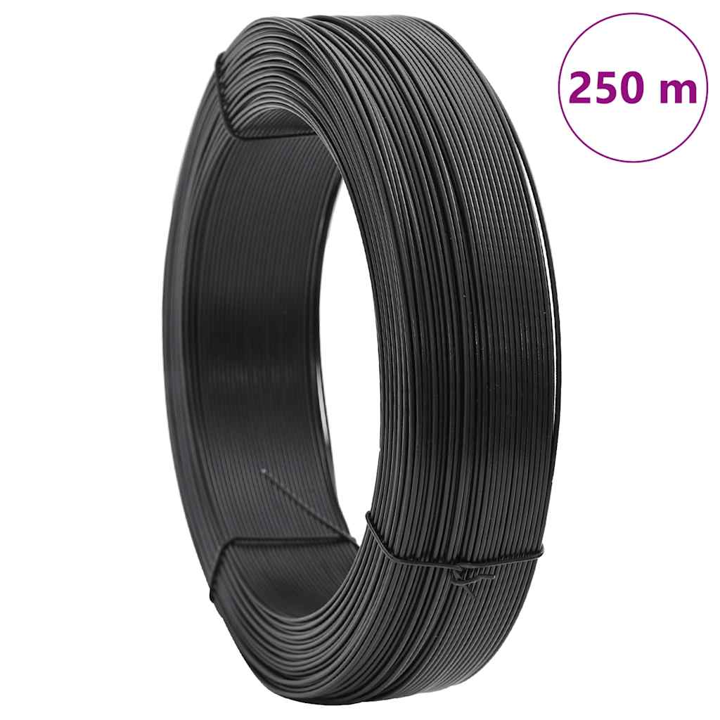Žica za vezanje ograde 250 m 1,4/2 mm čelična antracit