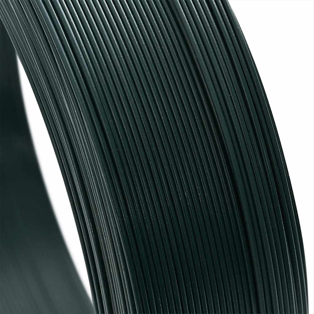 Žica za vezanje ograde 250 m 2,3/3,8 mm čelična crno-zelena