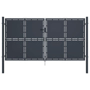 Vrtna vrata Čelik 300x200 cm Antracit