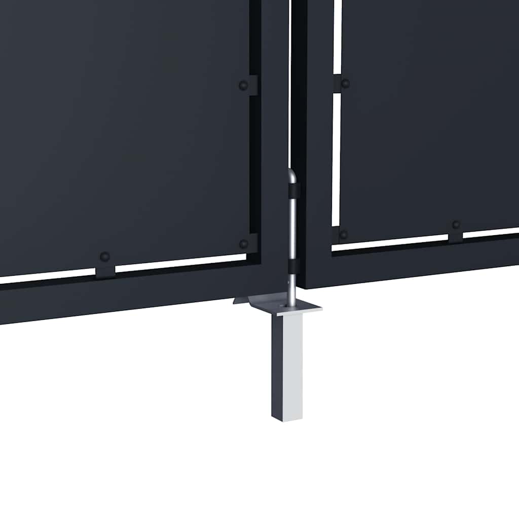 Vrtna vrata Čelik 300x200 cm Antracit