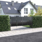 Vrtna vrata Čelik 350x125 cm Antracit