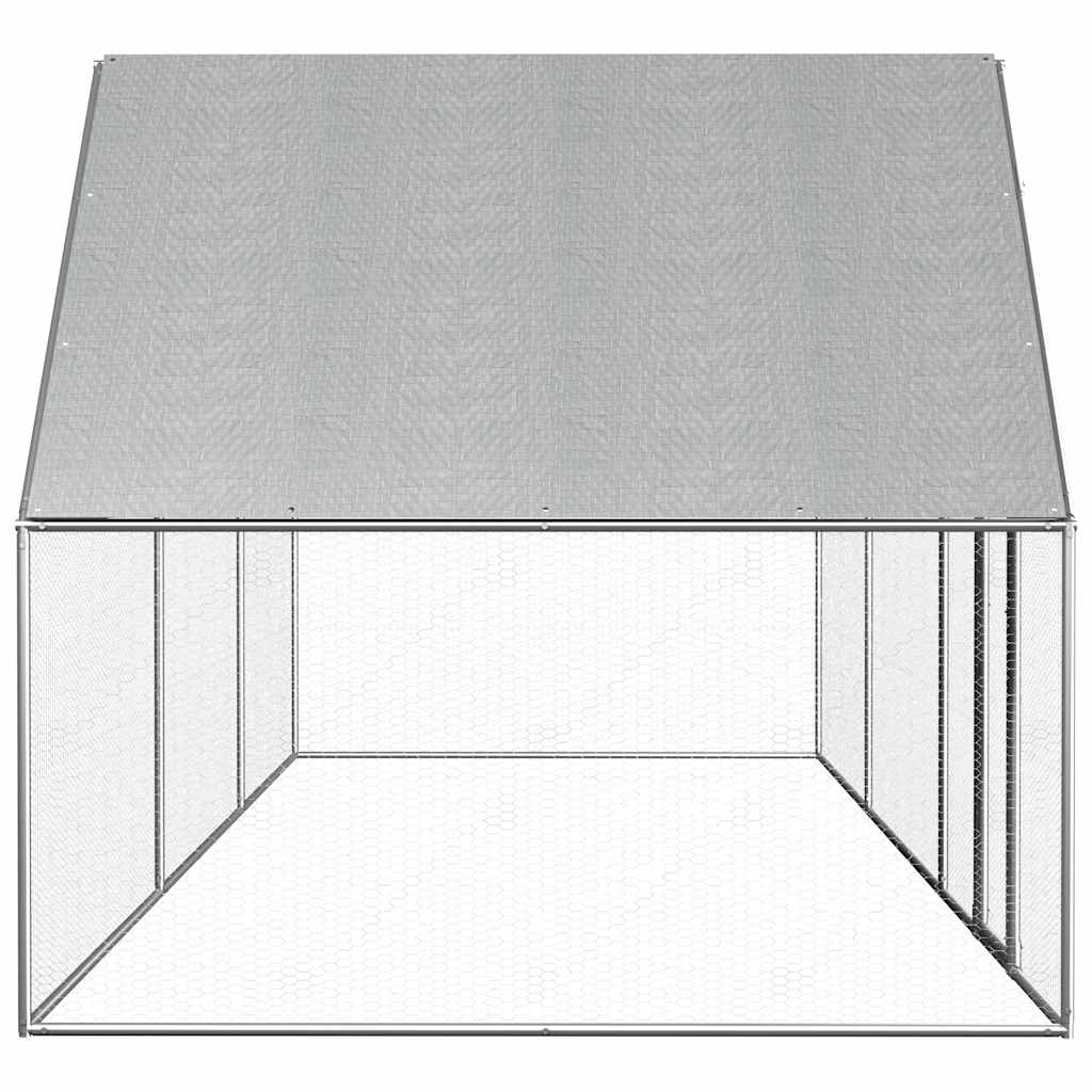 Kokošinjac od pocinčanog čelika 6 x 2 x 2 m
