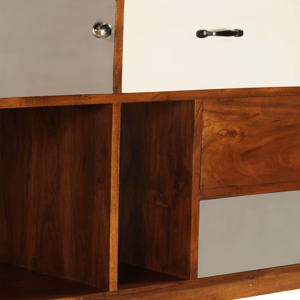 Komoda od masivnog bagremovog drva 115 x 35 x 86 cm