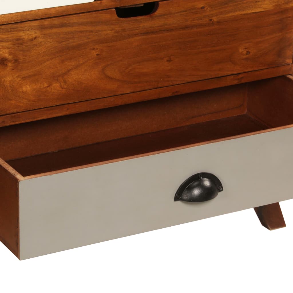 Komoda od masivnog bagremovog drva 115 x 35 x 86 cm