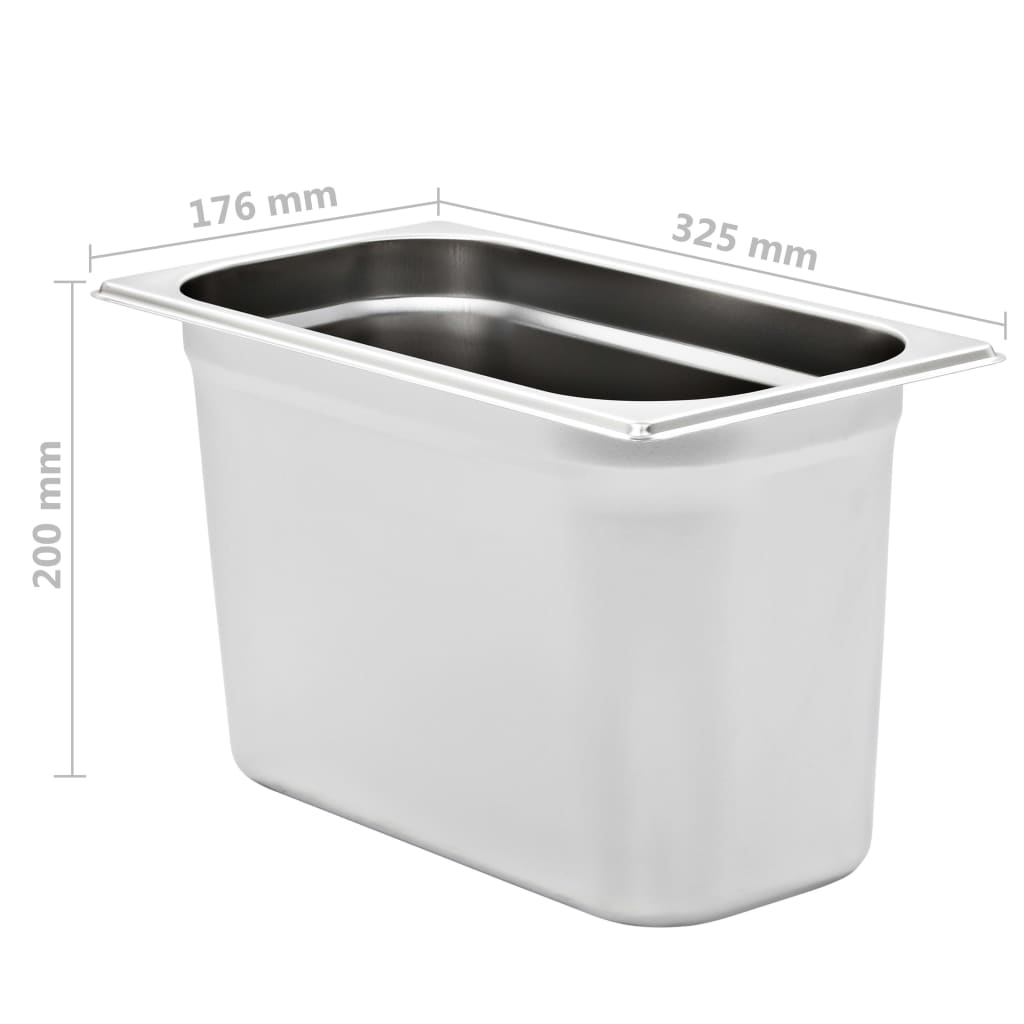 Posude Gastronorm 4 kom GN 1/3 200 mm od nehrđajućeg čelika