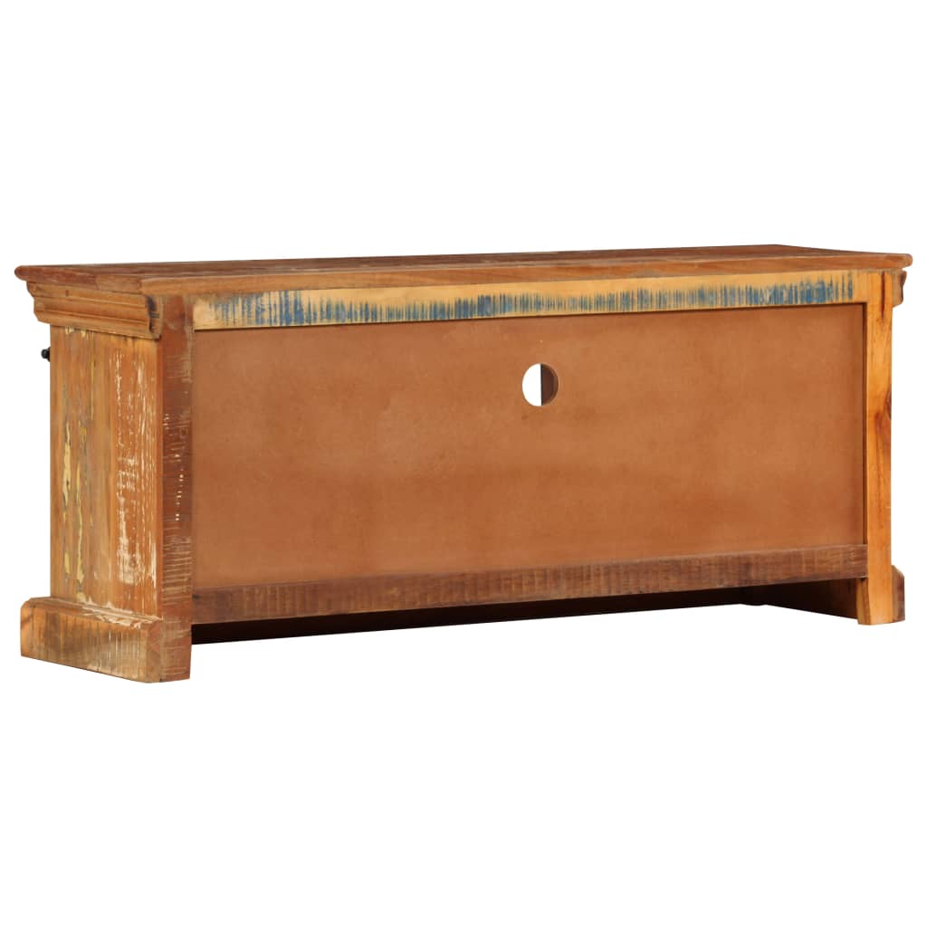 TV ormarić od masivnog obnovljenog drva 110 x 30 x 45 cm