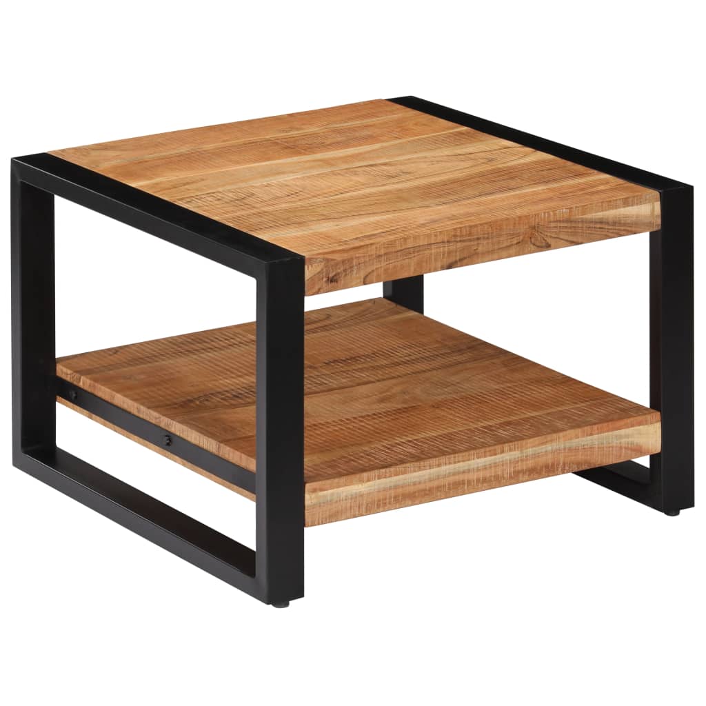 Stolić za kavu od masivnog bagremovog drva 60 x 60 x 40 cm