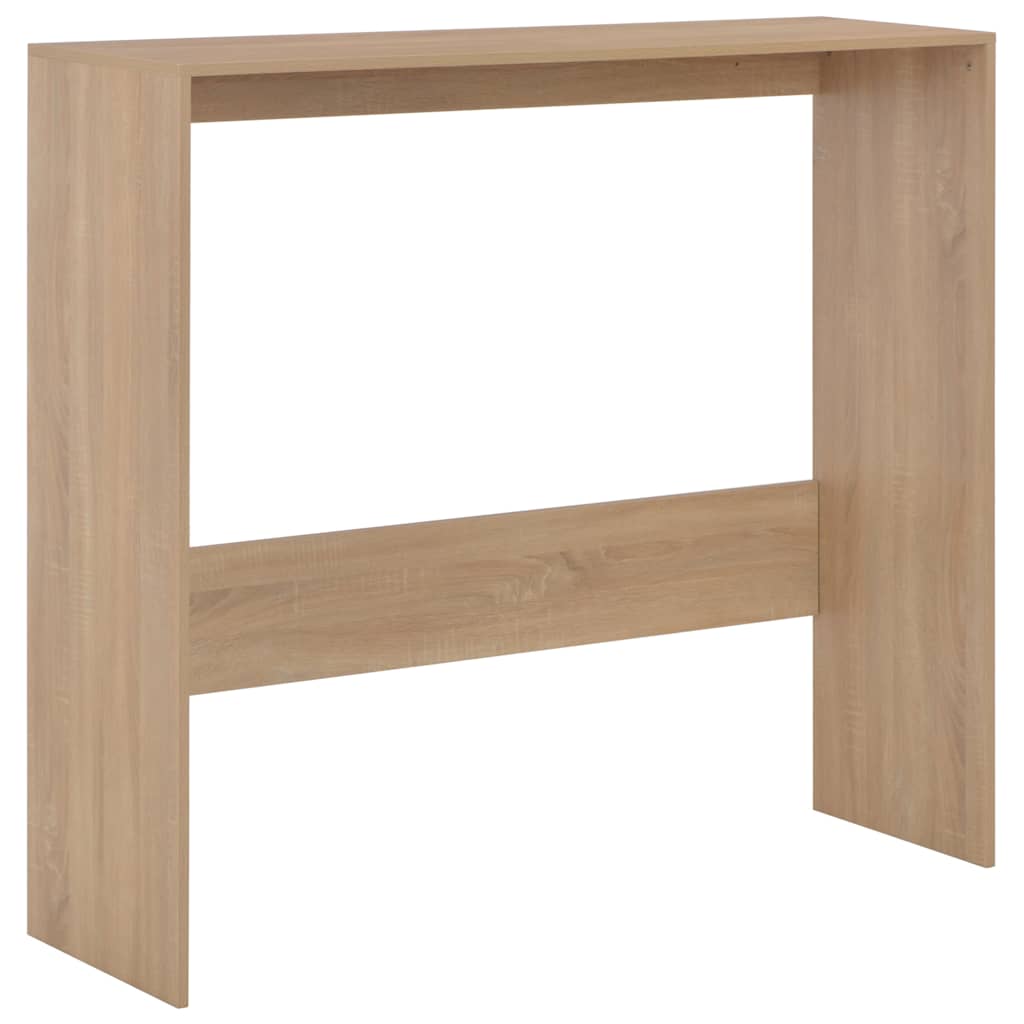 Barski stol s 2 stolne ploče boja hrasta 130 x 40 x 120 cm
