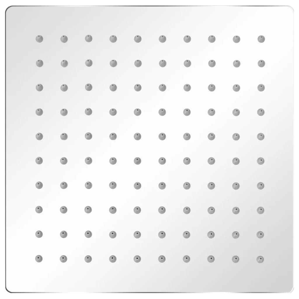 Glava za tuš od nehrđajućeg čelika 2 kom 20 x 20 cm