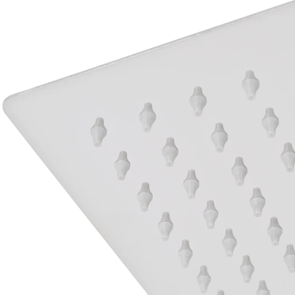 Glava za tuš od nehrđajućeg čelika 2 kom 20 x 20 cm
