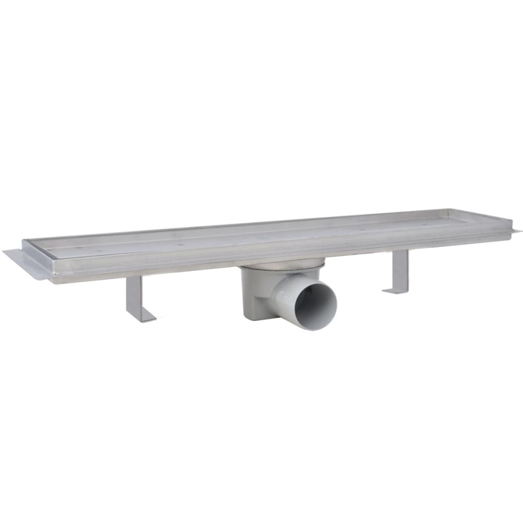 Linearni odvod za tuš 2 kom 530 x 140 mm od nehrđajućeg čelika