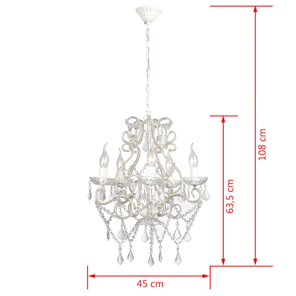 Luster sa 2800 Kristala E14