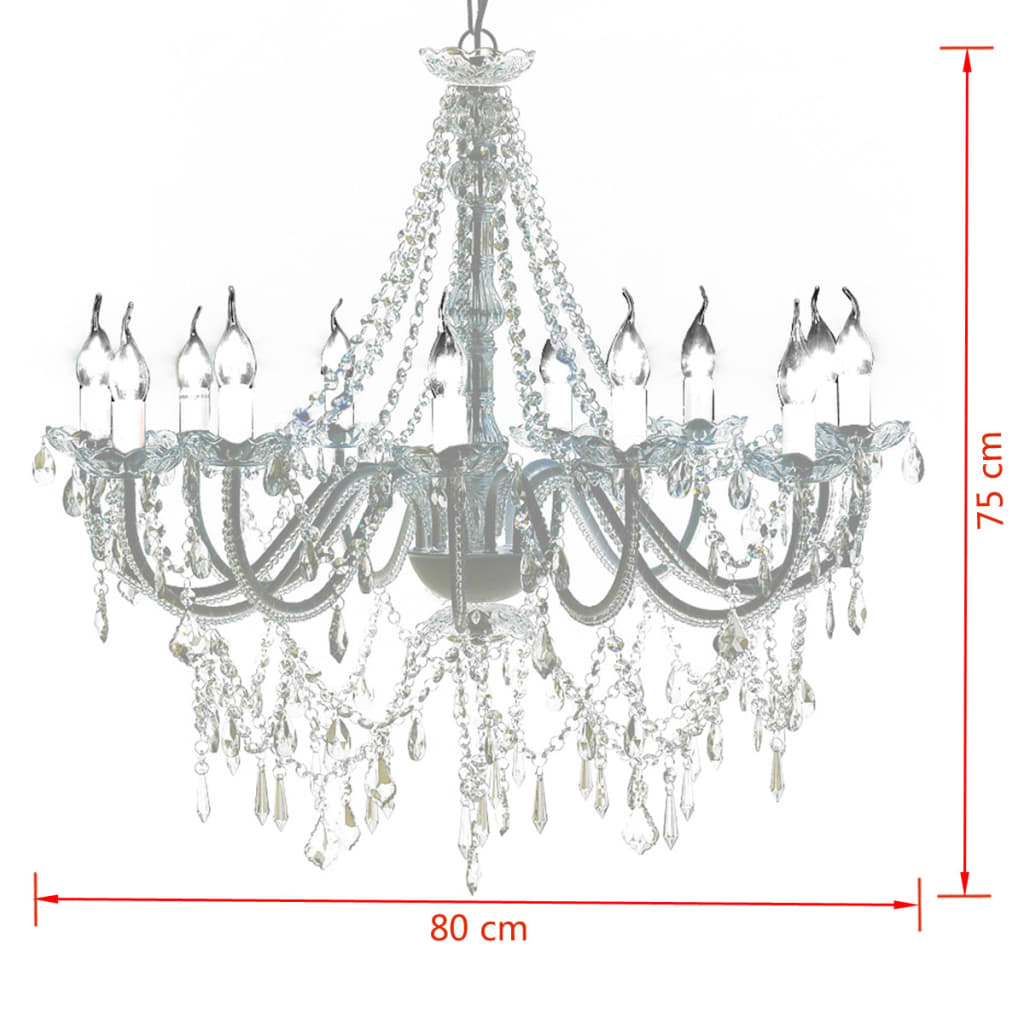 Luster kristalima 1600