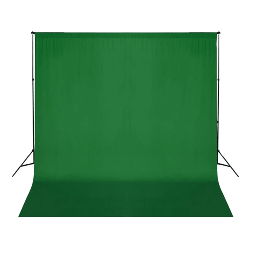 Pozadina pamučna bez stalka zelena 300 x 300 cm chroma key