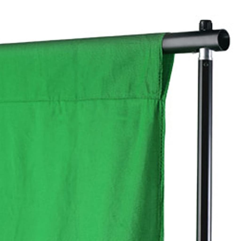 Pozadina pamučna bez stalka zelena 300 x 300 cm chroma key