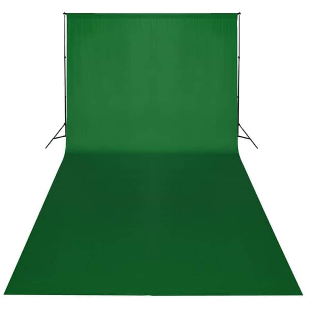 Pozadina pamučna bez stalka zelena 600 x 300 cm chroma key