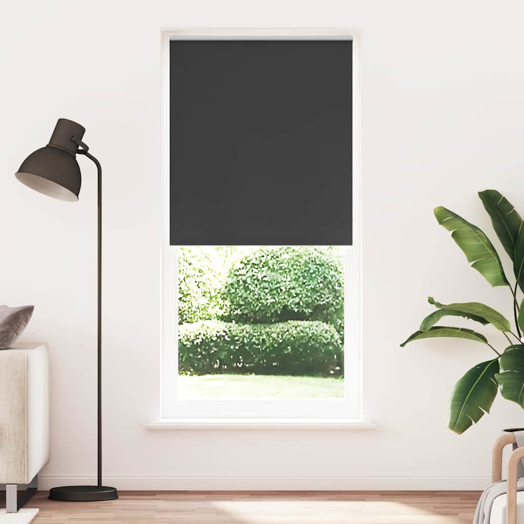 Rolo zavjesa za zamračivanje 124,4 x 230 cm Širina tkanine 120 cm crna