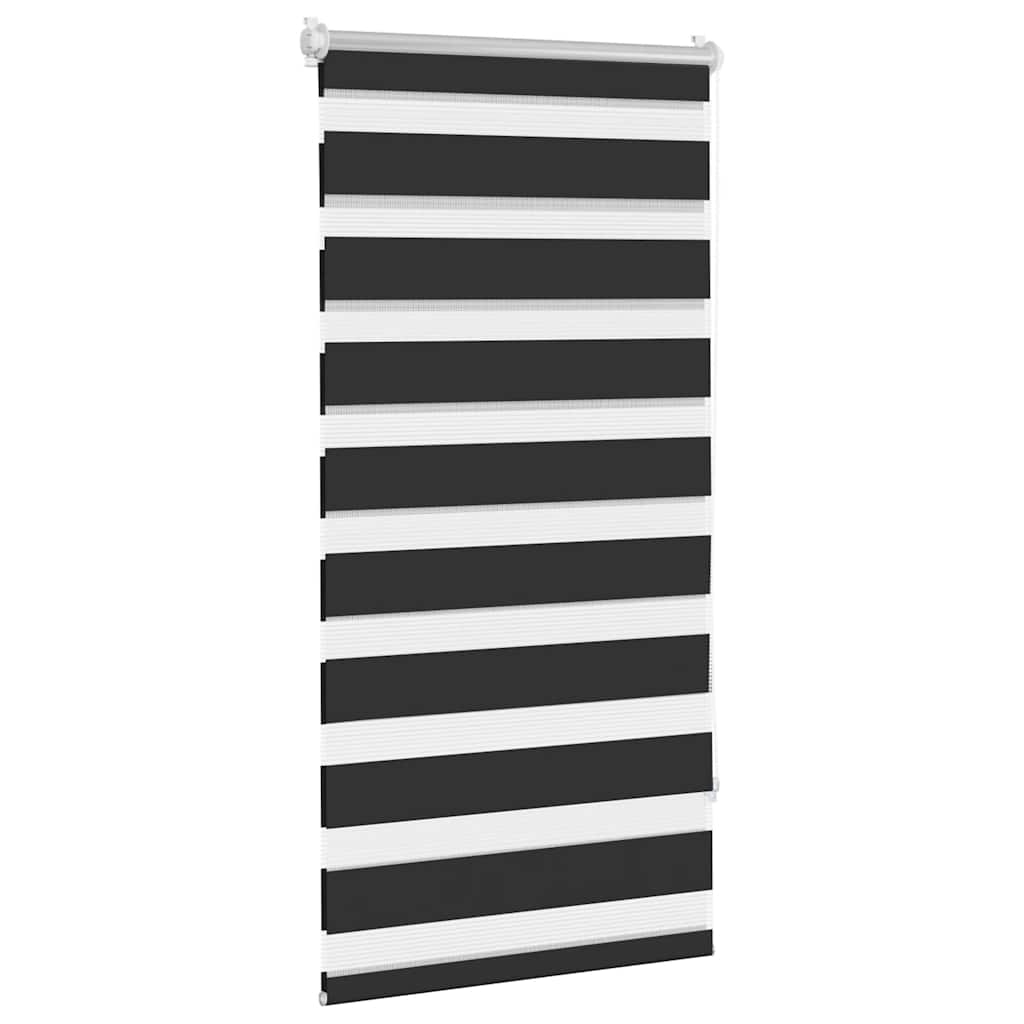 Zebra zavjesa 60,9 x 120 cm Širina tkanine 56,7 cm crna