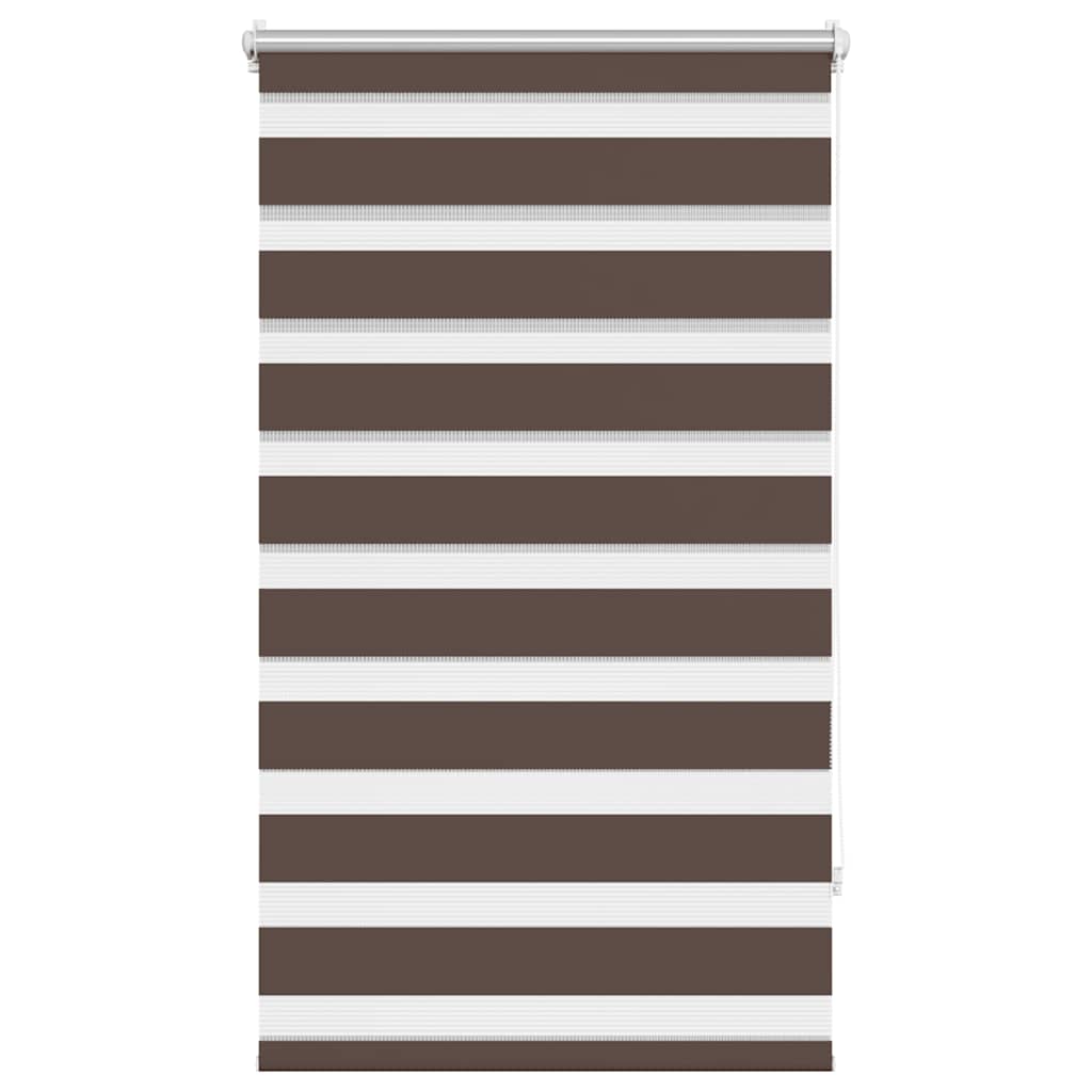 Zebra zavjesa 90,9x150 cm Širina tkanine 86,7 cm boje kave