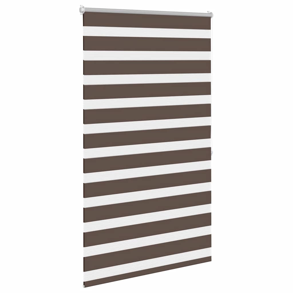 Zebra zavjesa 100,9x175 cm Širina tkanine 96,7 cm boje kave