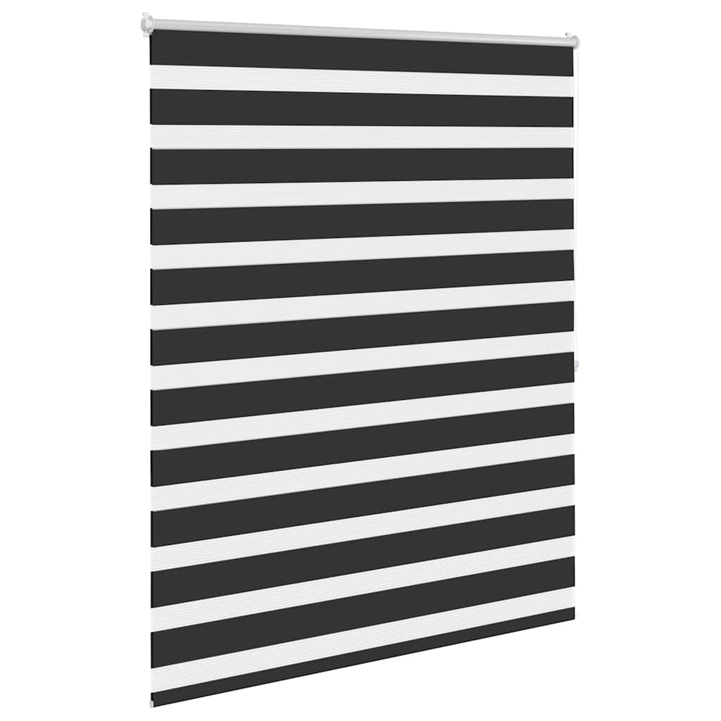 Zebra zavjesa 120,9 x 175 cm Širina tkanine 116,7 cm crna
