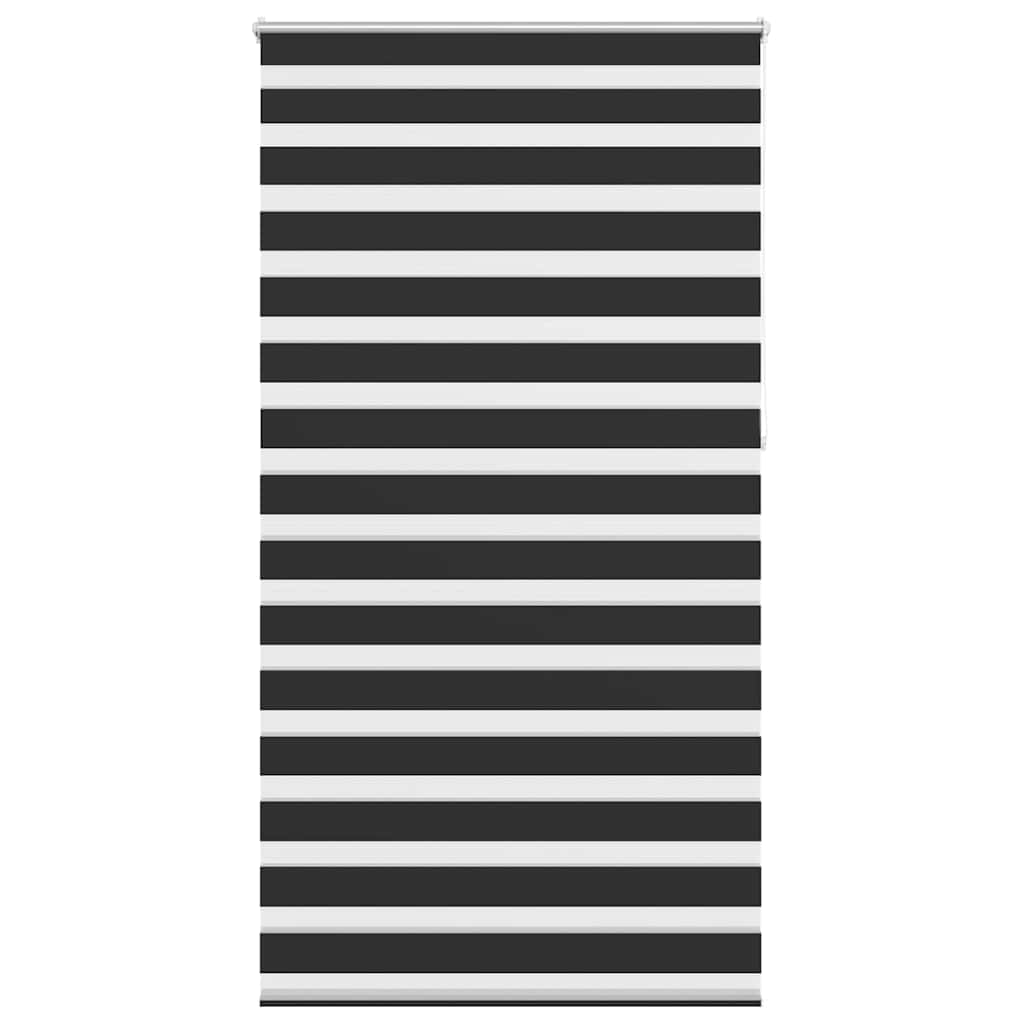 Zebra zavjesa 120,9 x 230 cm Širina tkanine 116,7 cm crna