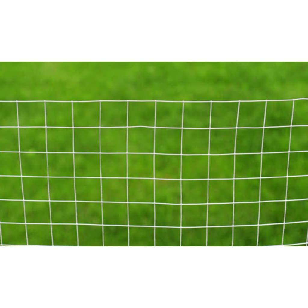 Mrežna ograda od pocinčanog čelika za kokoši 10 x 1 m srebrna