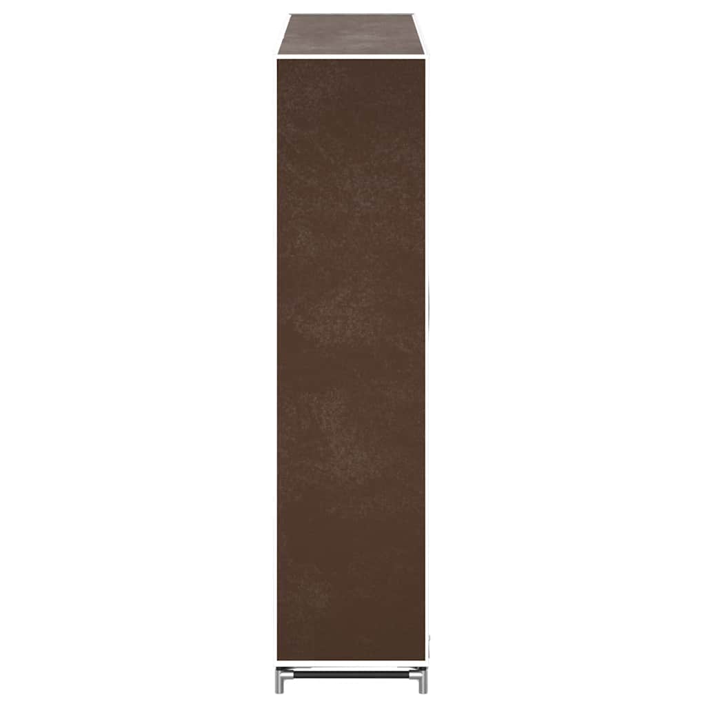 Ormarić za Cipele s Pokrovom od Tekstila 115 x 28 x 110 cm Smeđi