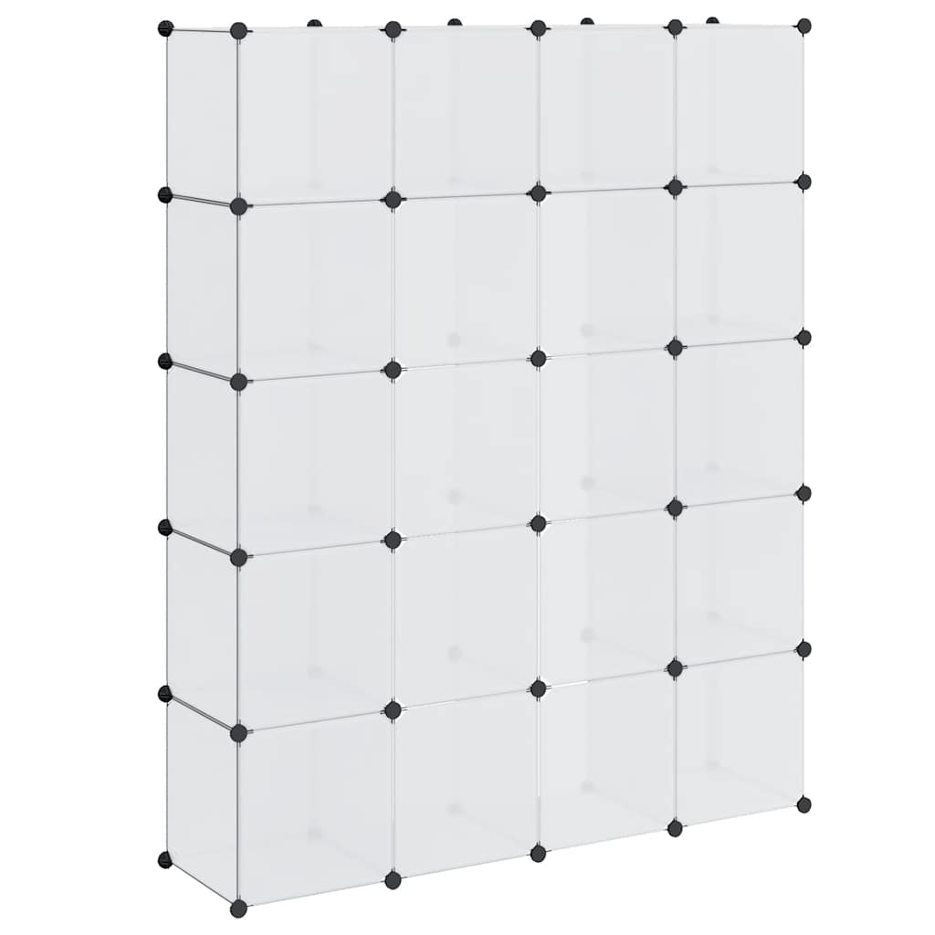 Modularni ormarić s 14 pretinaca bijeli 37 x 146 x 180,5 cm