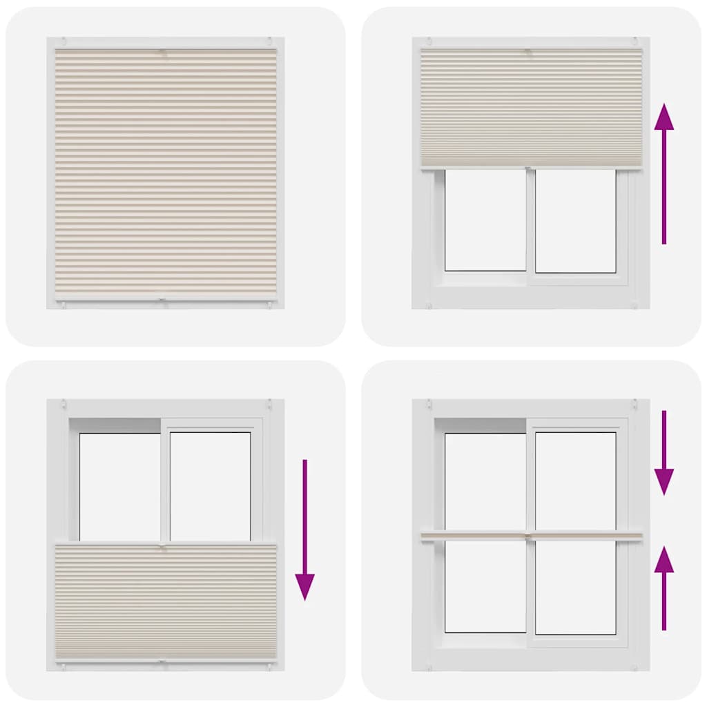 Žaluzine krem boje 100 x 125 cm