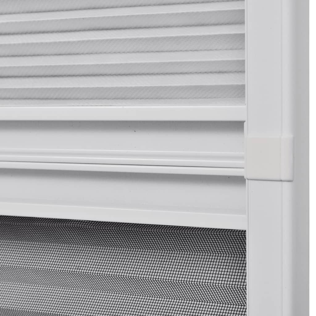 Plisse Mreža protiv insekata za prozor 160x80 cm Aluminij i žaluzina