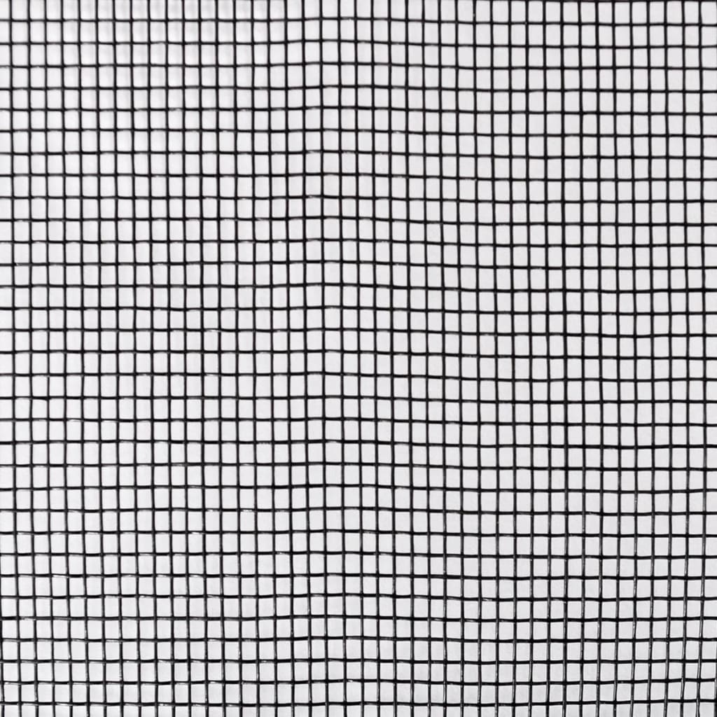 Mrežasti zaslon od stakloplastike 100 x 1000 cm crni