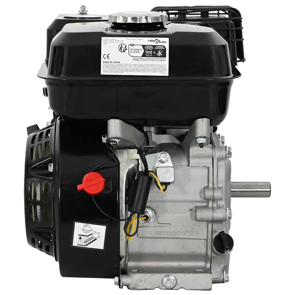 Crni benzinski motor 6,5 KS 4,8 kW