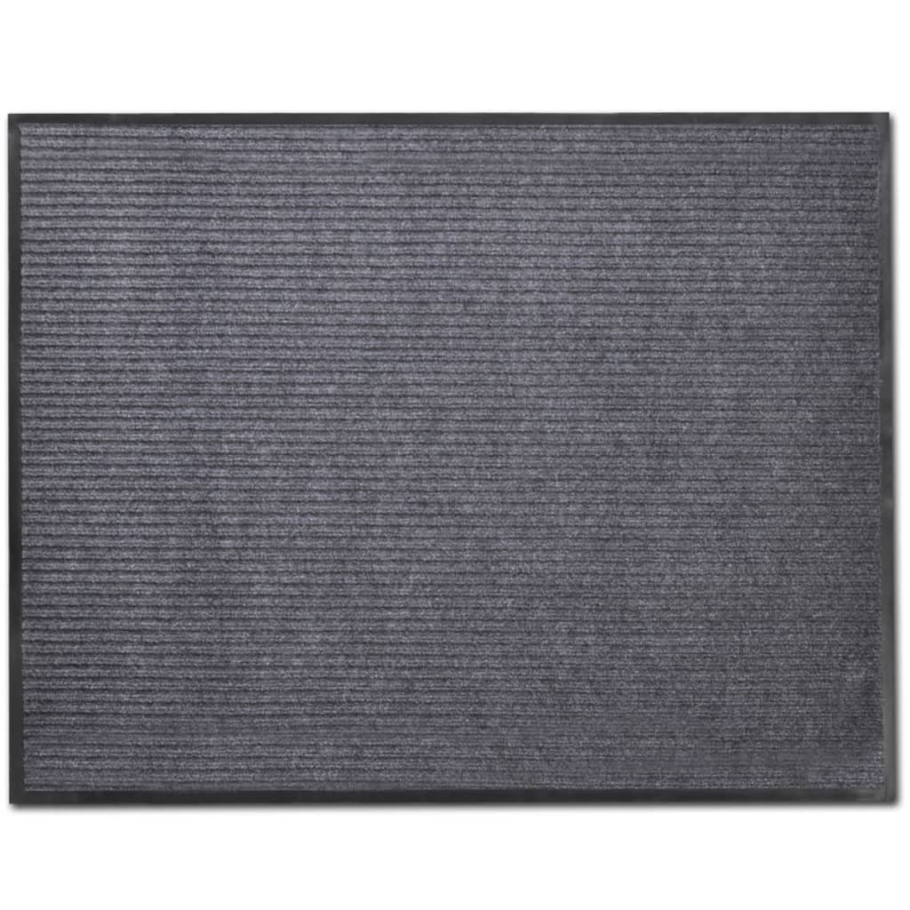 Otirač sivi 90 x 150 cm PVC