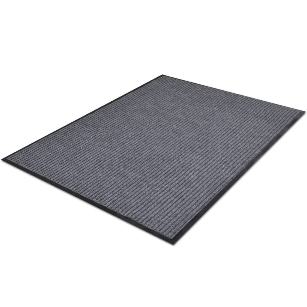 Otirač sivi 90 x 150 cm PVC