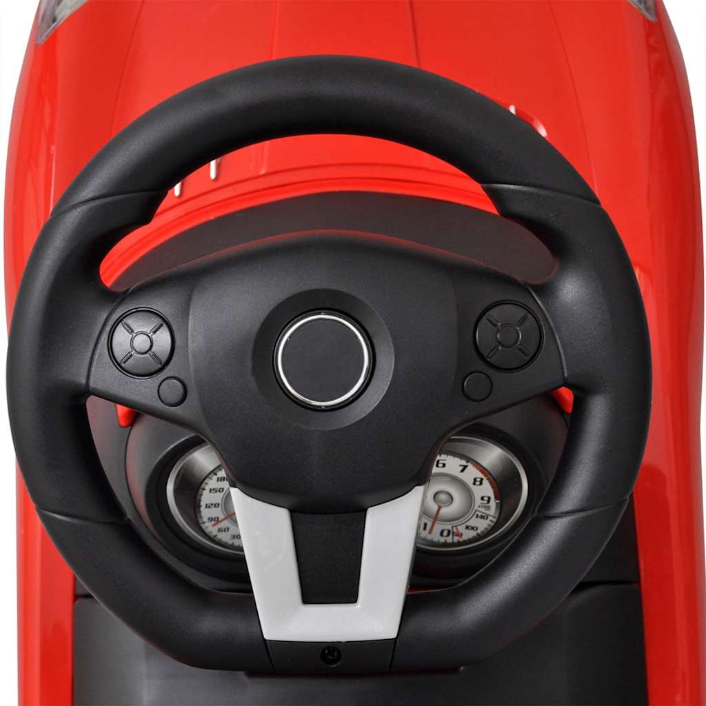 Dječji automobil na guranje crveni