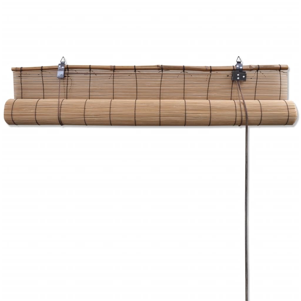 Smeđe rolete od bambusa 120 x 160 cm