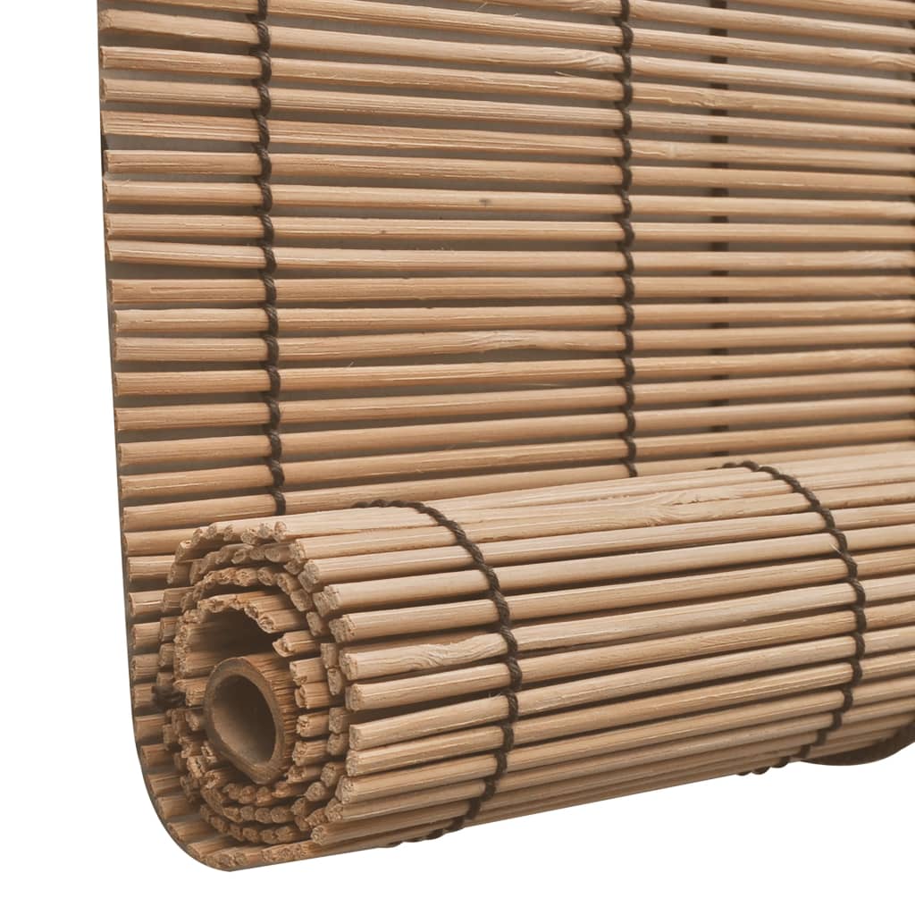 Smeđe rolete od bambusa 140 x 160 cm