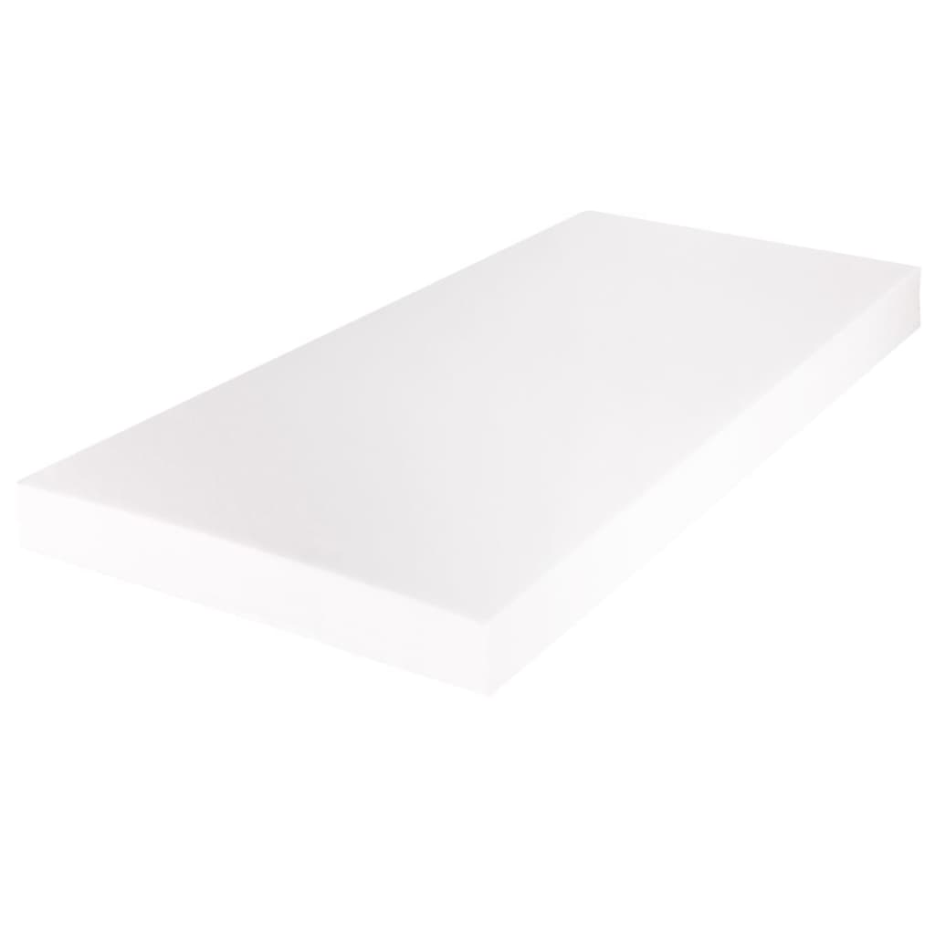 Krevet s madracem metalni crni 180 x 200 cm