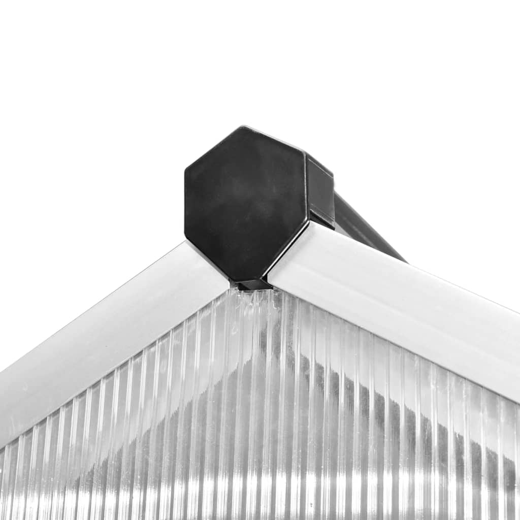 Staklenik od ojačanog aluminija s okvirom 4,6 m²