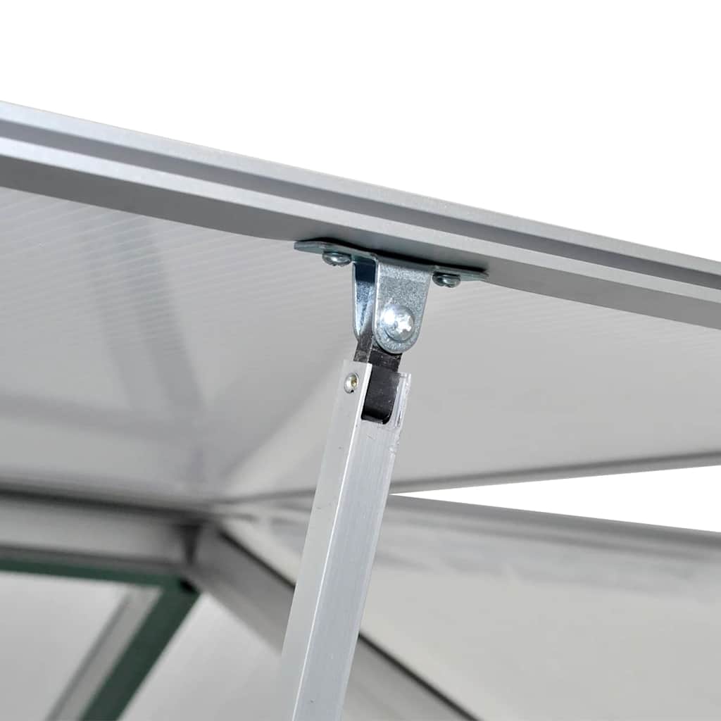Staklenik od ojačanog aluminija s okvirom 9,025 m²