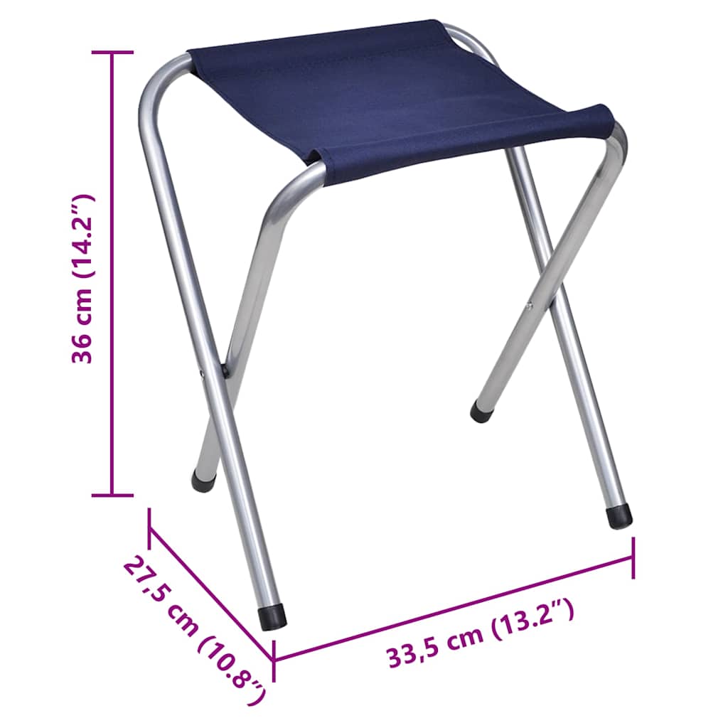 Sklopivi set stola za kampiranje s 4 stolca podesivi 120x60 cm