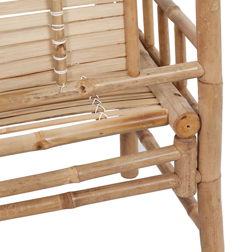 Vrtna klupa 120 cm od bambusa