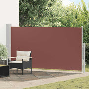 Uvlačiva bočna tenda za terasu 160 x 300 cm smeđa