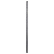 Stup za ogradu 10 pcs Srebrno 200 cm Čelik