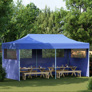 Sklopivi Pop-up šator za zabave plavi 3 x 6 m