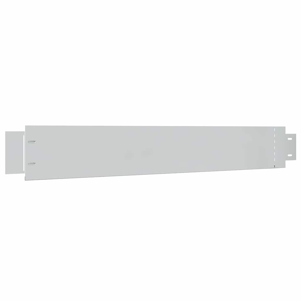 Set od 5 fleksibilnih ograda za travnjak pocinčani čelik 100 x 14 cm
