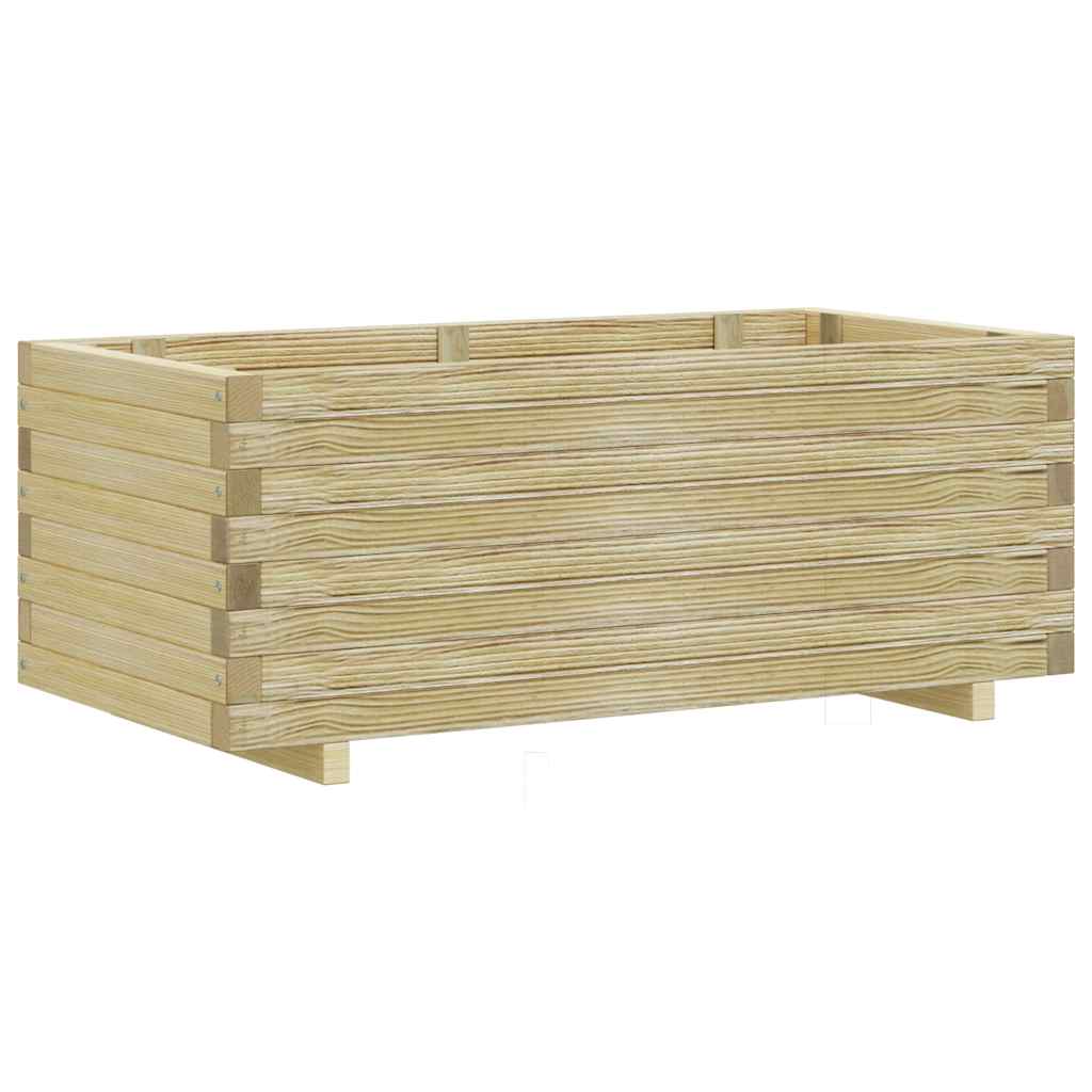 Povišena gredica 100 x 50 x 40 cm drvena pravokutna